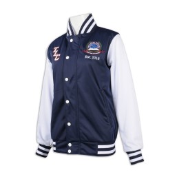 Z454 訂製女裝啪鈕棒球褸 金光絨棒球外套  棒球褸生產商  Z454 訂製女裝啪鈕棒球褸 金光絨棒球外套  棒球褸生產商